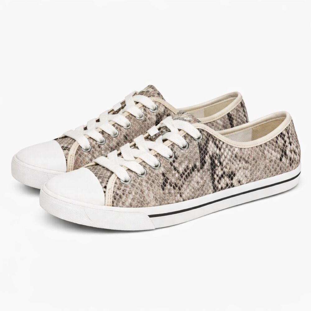 COLE HAAN LAURIE FAUX SNAKESKIN REPTILE CASUAL FASHION NIKE AIR SNEAKERS SZ. 8